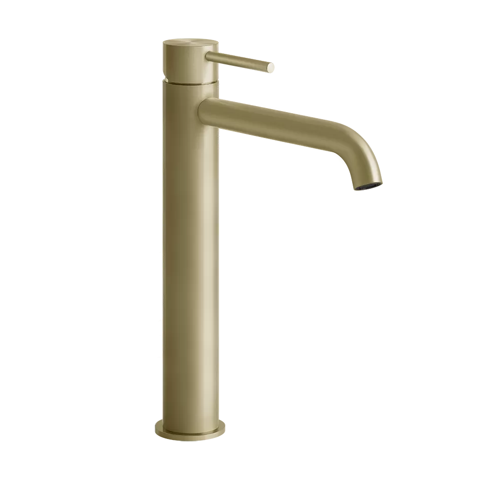 Смеситель для раковины высокий FLESSA 727 Brushed Brass PVD GESSI