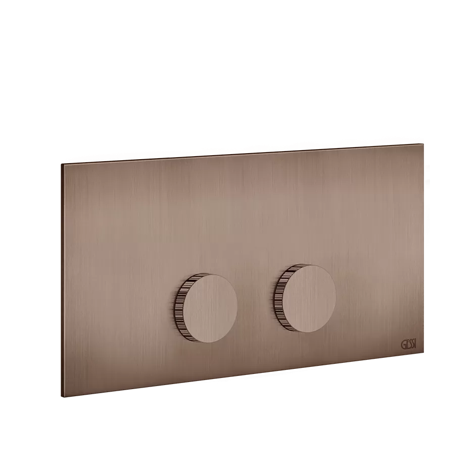 Кнопка смыва для инсталляции viega prevista INGRANAGGIO 708 Copper Brushed PVD GESSI