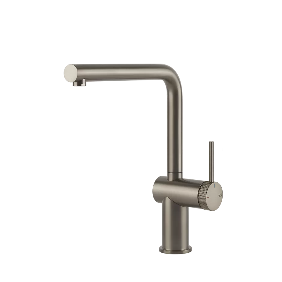 Смеситель для кухни стандартный излив INEDITO 149 Finox Brushed Nickel GESSI
