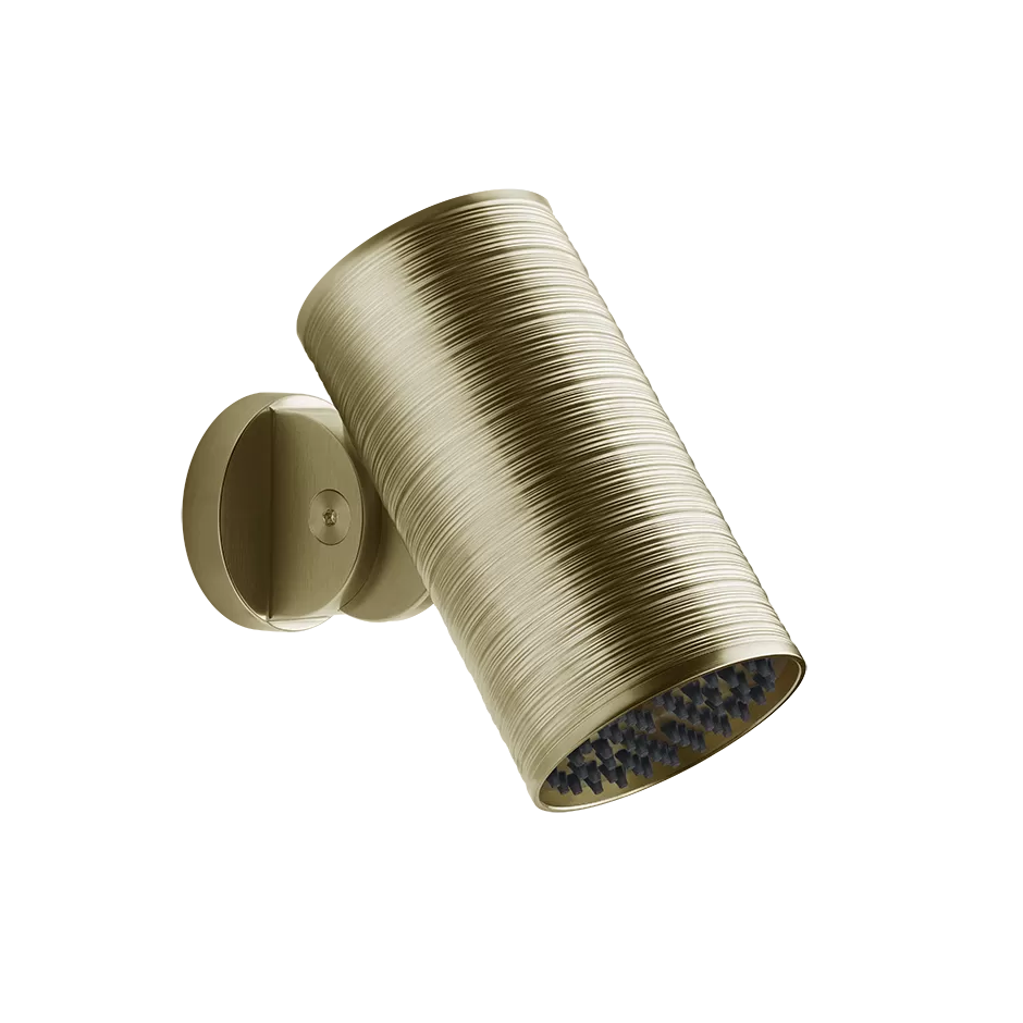 Верхний душ Ø79 настенный монтаж тропический ливень SPOTWATERGESSI316 727 Brushed Brass PVD GESSI