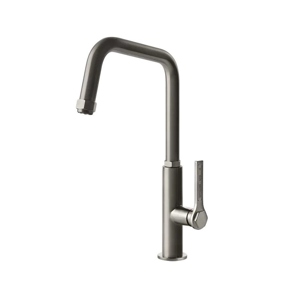 Смеситель для кухни стандартный излив OFFICINE GESSI 599 Finox/Matt Black GESSI