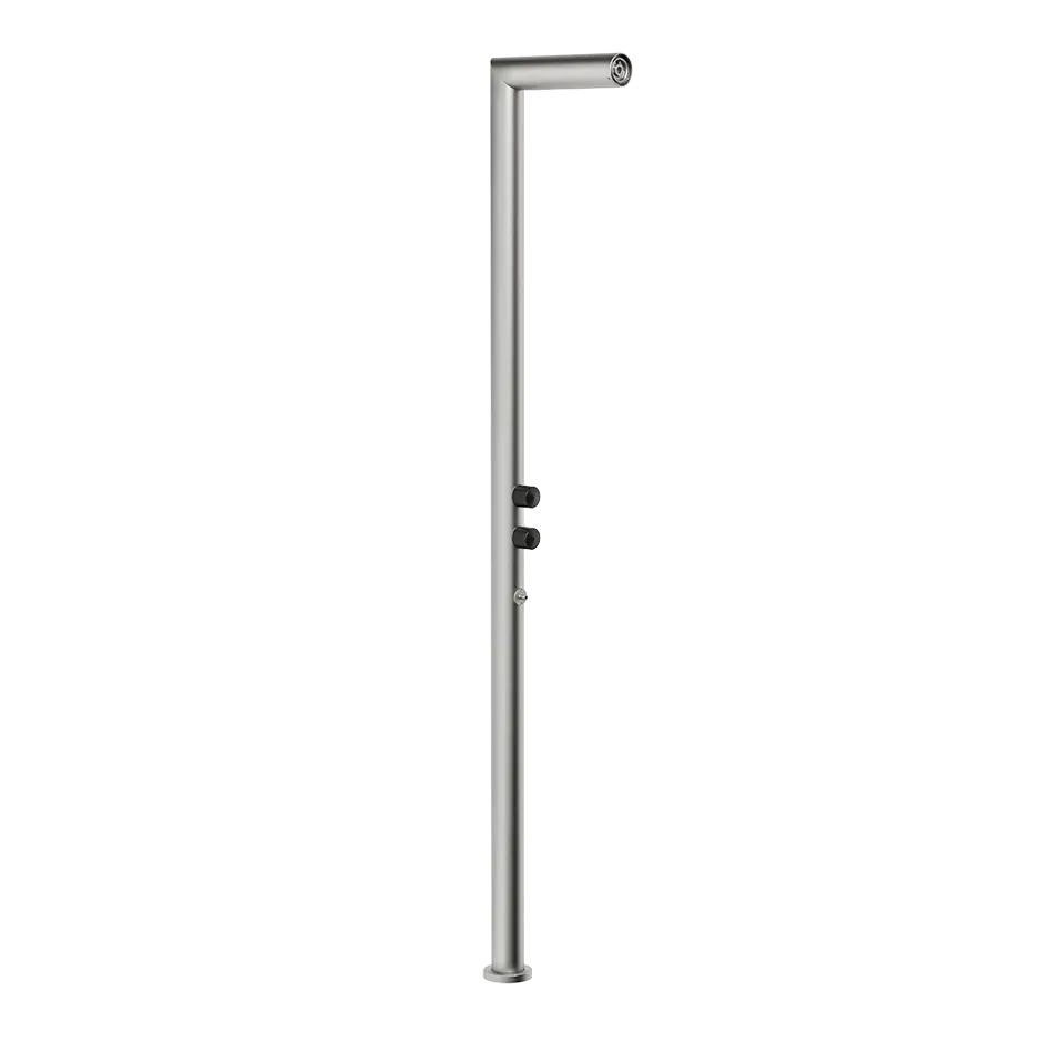 Внешние части для уличной душевой стойки на 2 выхода. Доукомплектовать набором арт. 63212 и душевой головкой SPOTWATER.