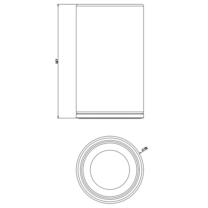 Стакан настольный черное стекло ORIGINI 246 Gold PVD GESSI
