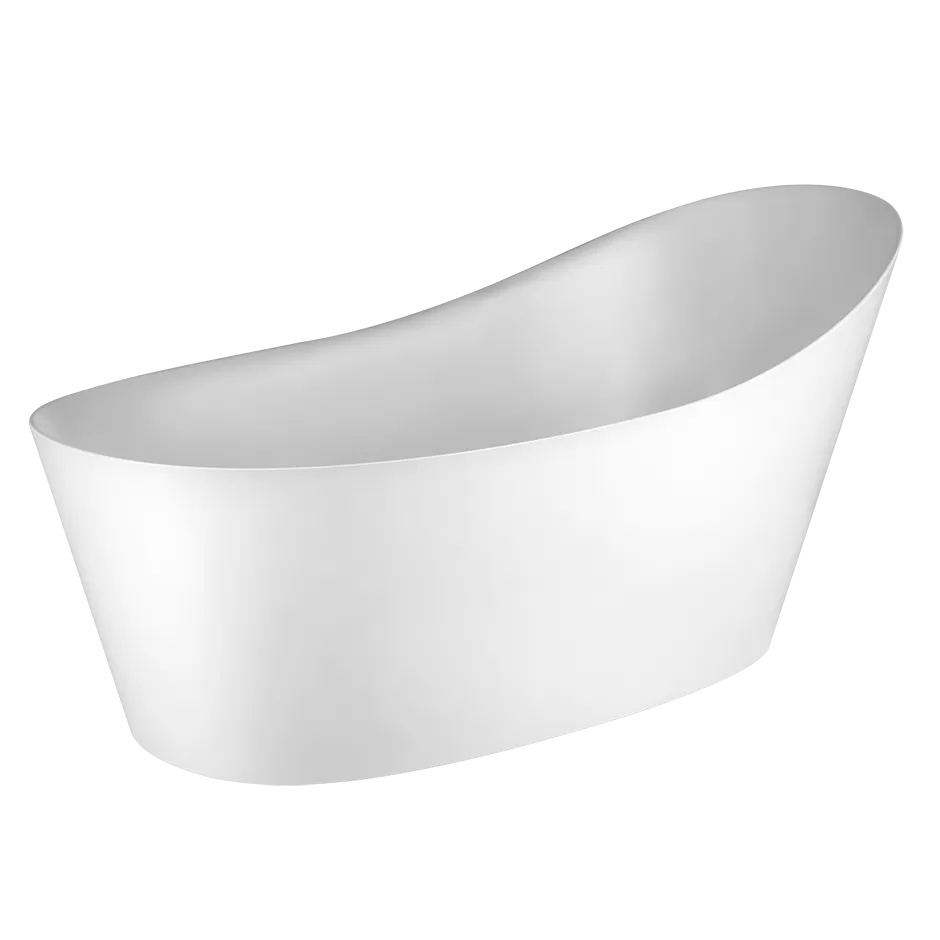 Ванна из материала Cristalplant, слив в комплекте