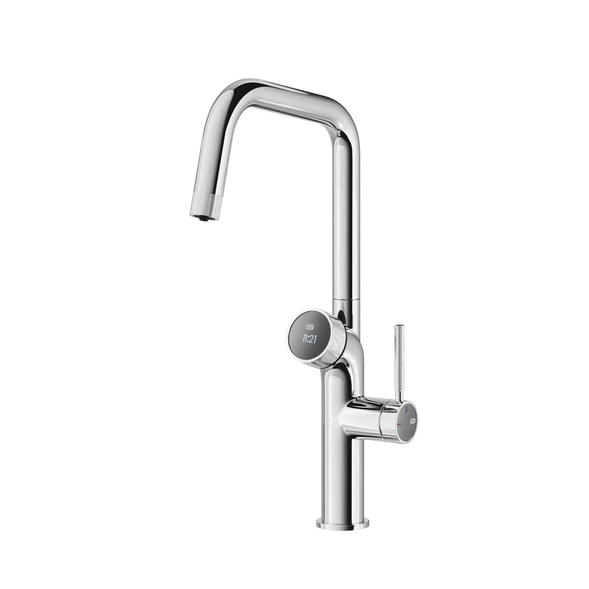 Смеситель для кухни электронный фильтрация горячей/холодной воды газирование 43см gessi vita 031 Chrome