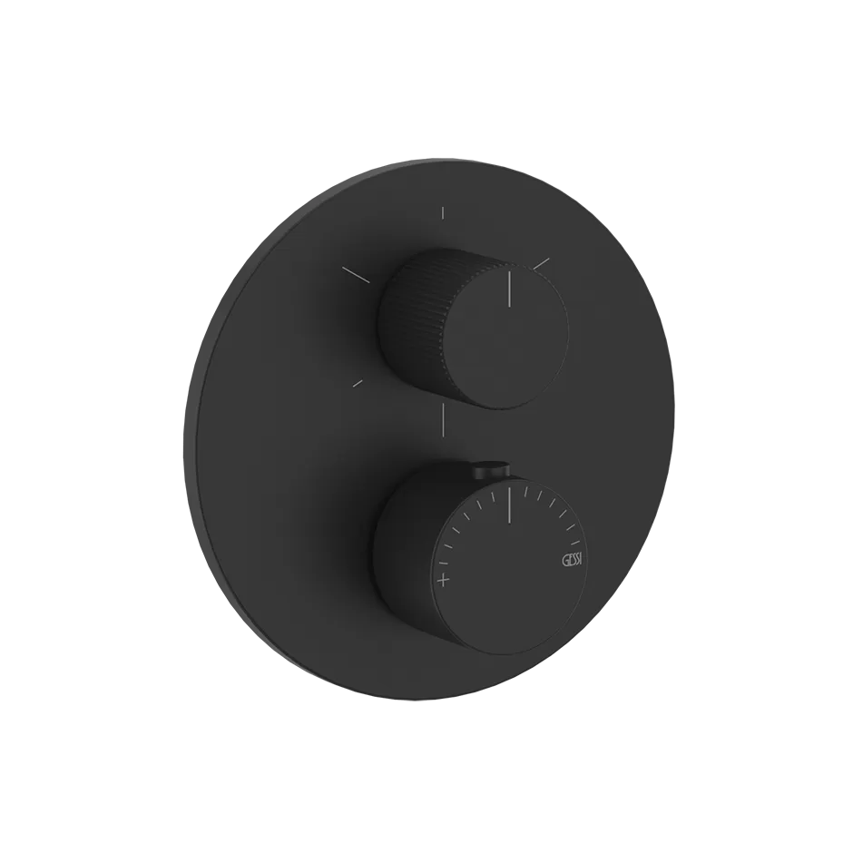 Внешняя часть термостатического смесителя на 3 выхода