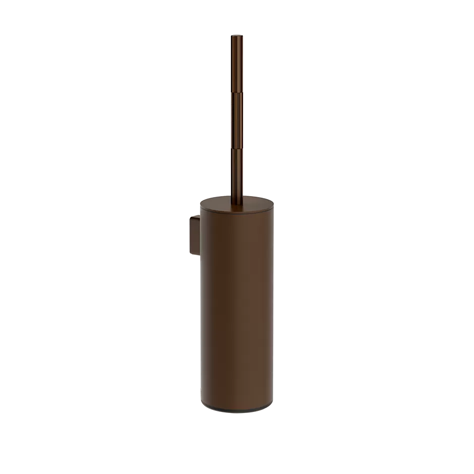 Настенный держатель для туалетной щетки. gessi incastri 845 dark bronze