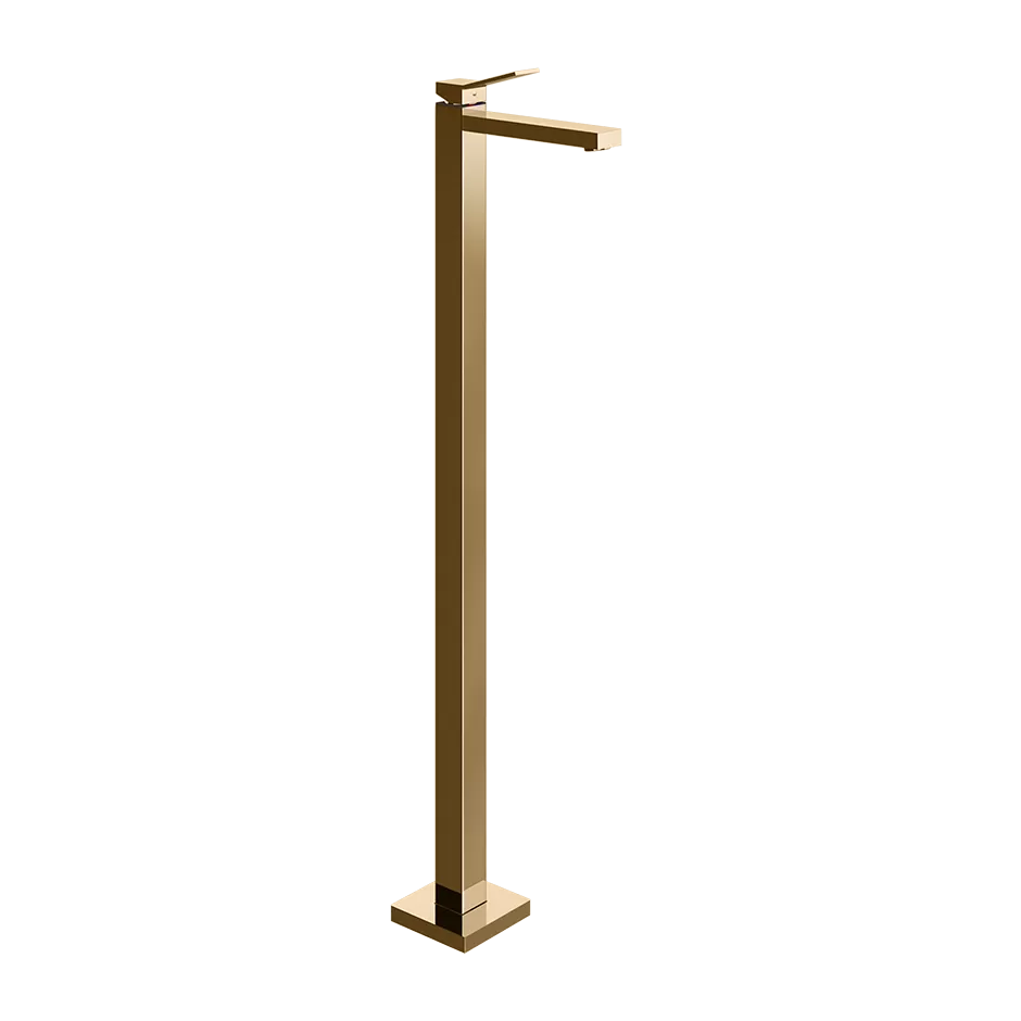Смеситель для раковины напольный RETTANGOLO K 735 Warm Bronze PVD GESSI