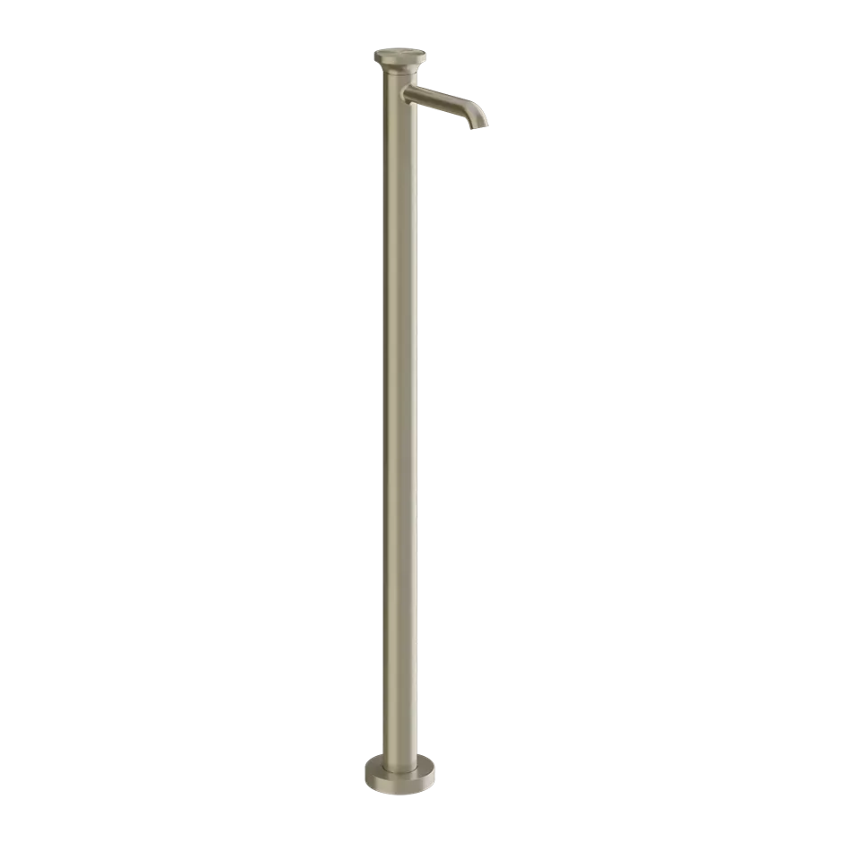 Смеситель для раковины напольный ORIGINI 275 Matte Cipria вставка в комплекте, можно дополнительно комплектовать вставками арт.66600 или арт.66602 GESSI