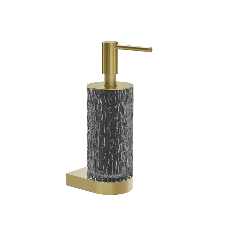 Дозатор настенный для мыла gessi incastri 727 brass brushed pvd