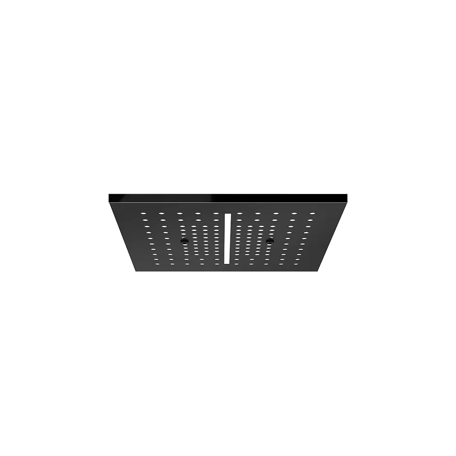 Накладная панель для верхнего душа 305x305 AFILO тропический ливень/водопад 706 Black Metal PVD GESSI