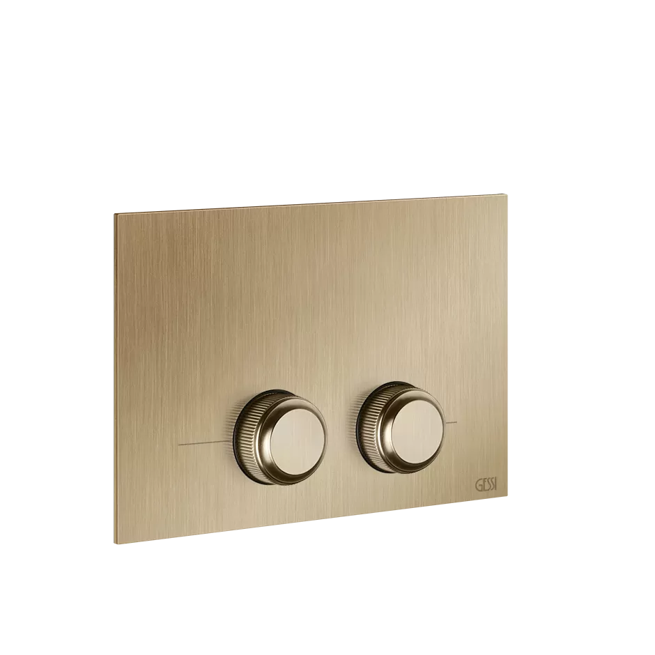 Кнопка смыва для инсталляции geberit omega 13 VENTI20 726 Brushed Brass PVD GESSI