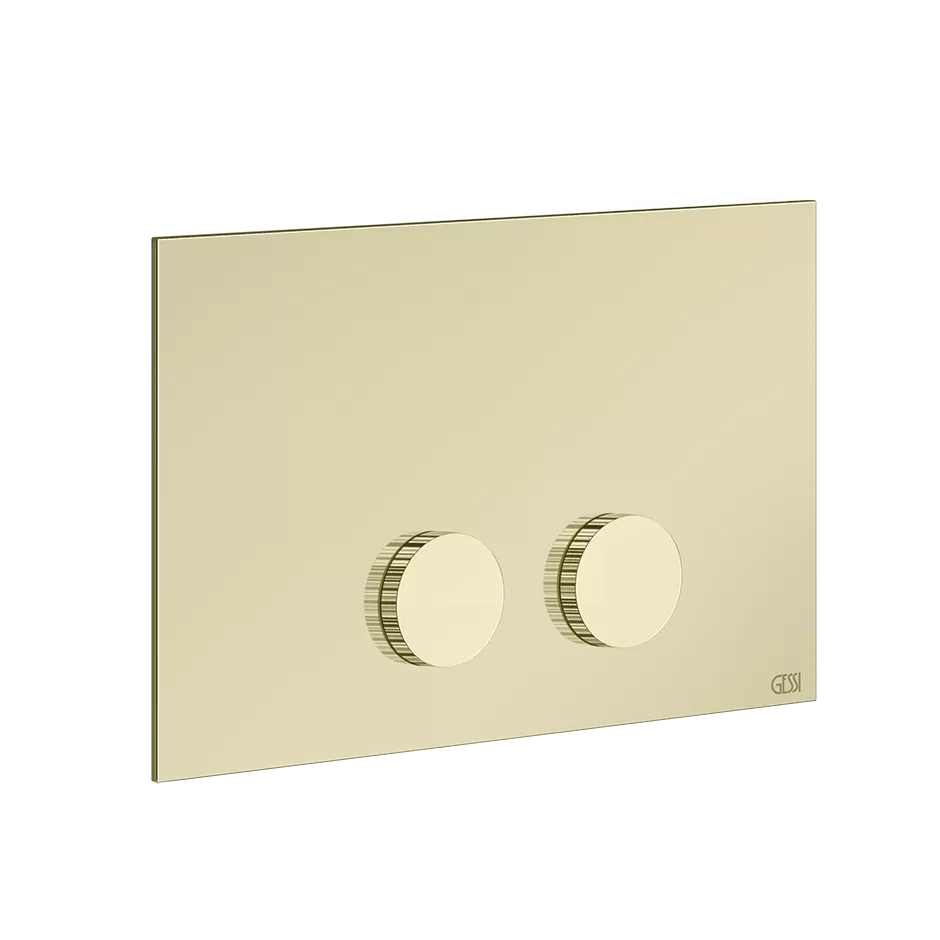 Кнопка смыва для инсталляции geberit sigma 8 / sigma 12 INGRANAGGIO 710 Brass PVD GESSI