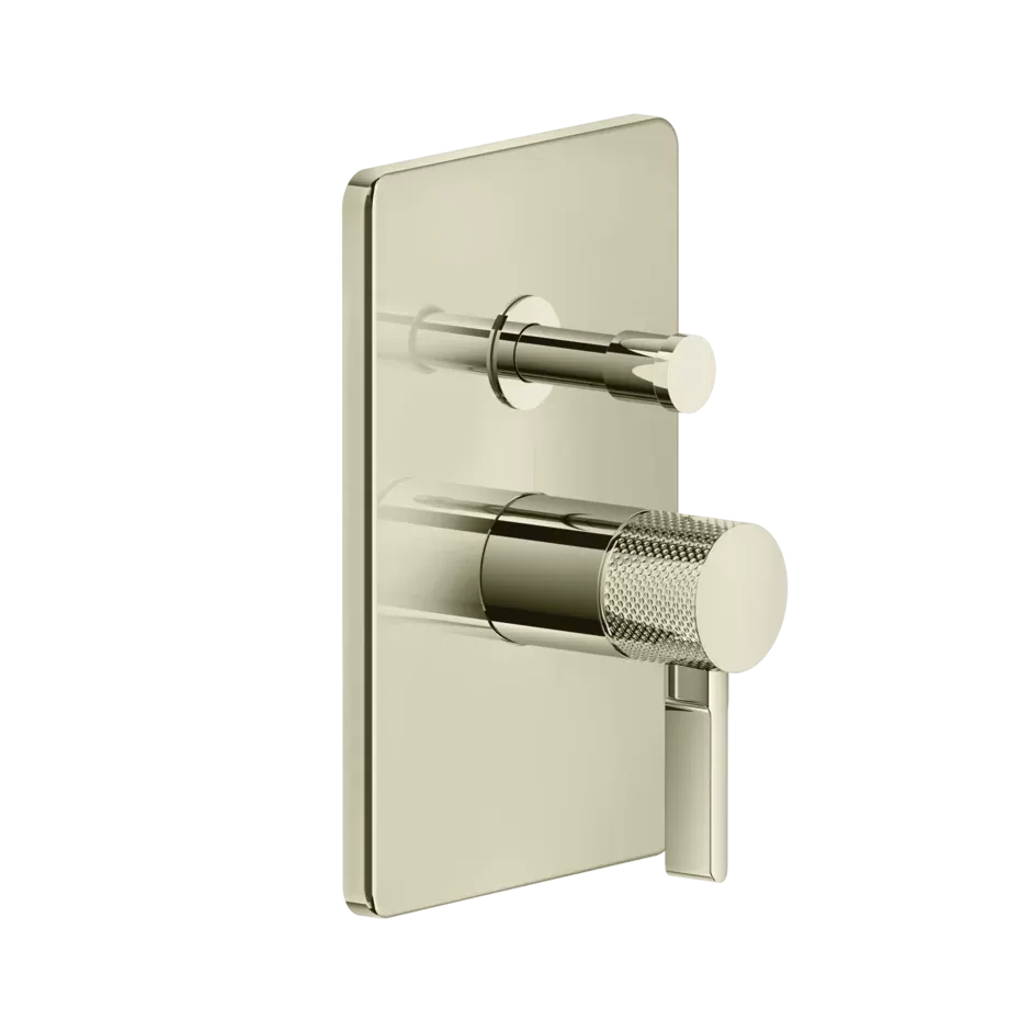 Смеситель для ванны/душа скрытого монтажа внешняя часть 2 потока INCISO 720 Nickel PVD GESSI