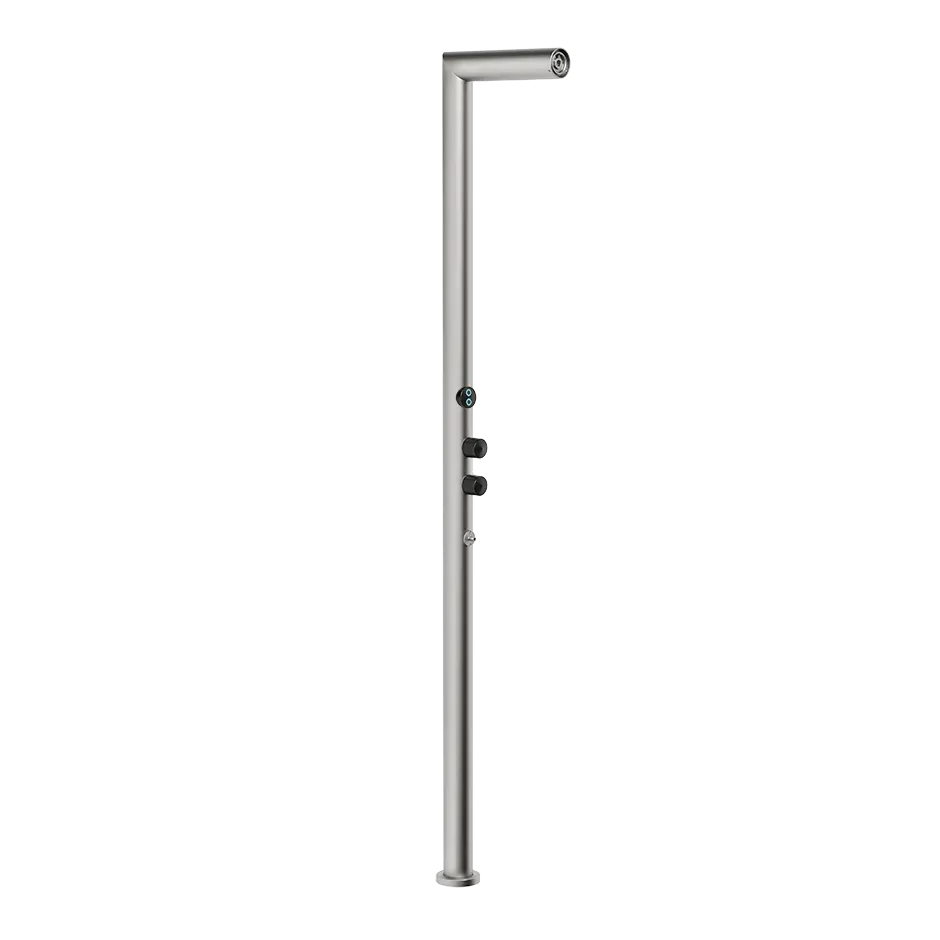 Внешние части для уличной душевой стойки с хромотерапией на 2 выхода. Доукомплектовать ручкой арт. 63212, 63220 и душевой головкой SPOTWATER L