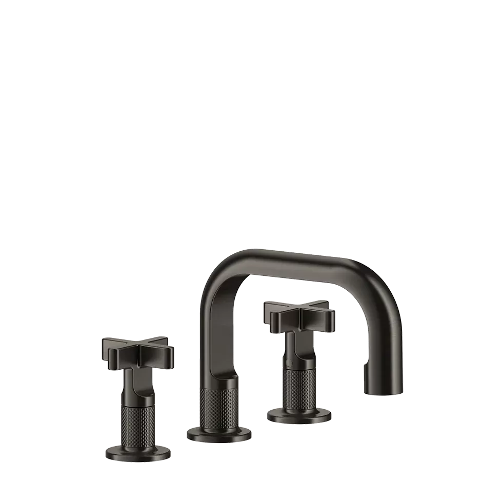 Смеситель для раковины на 3 отверстия INCISO + 720 Nickel PVD GESSI