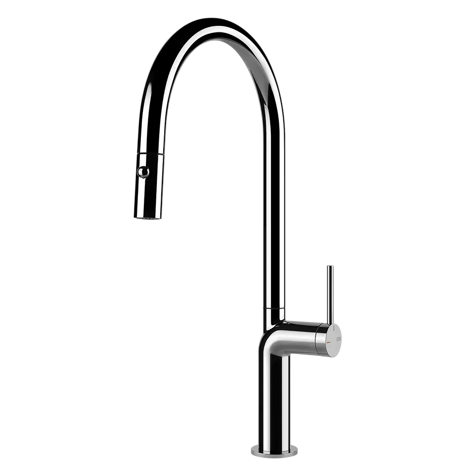 Смеситель для кухни вытяжной излив STELO 031 Chrome GESSI