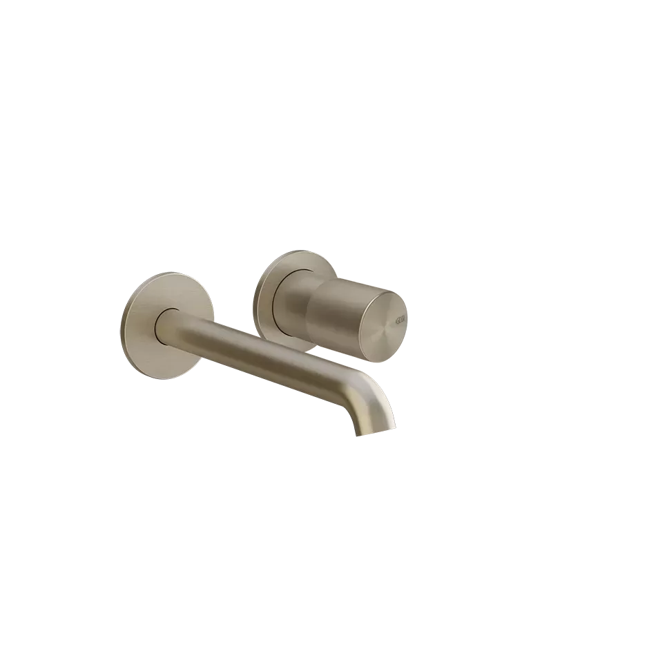 Смеситель для раковины настенный скрытого монтажа с средним изливом HABITO UNITO 708 Copper Brushed PVD GESSI