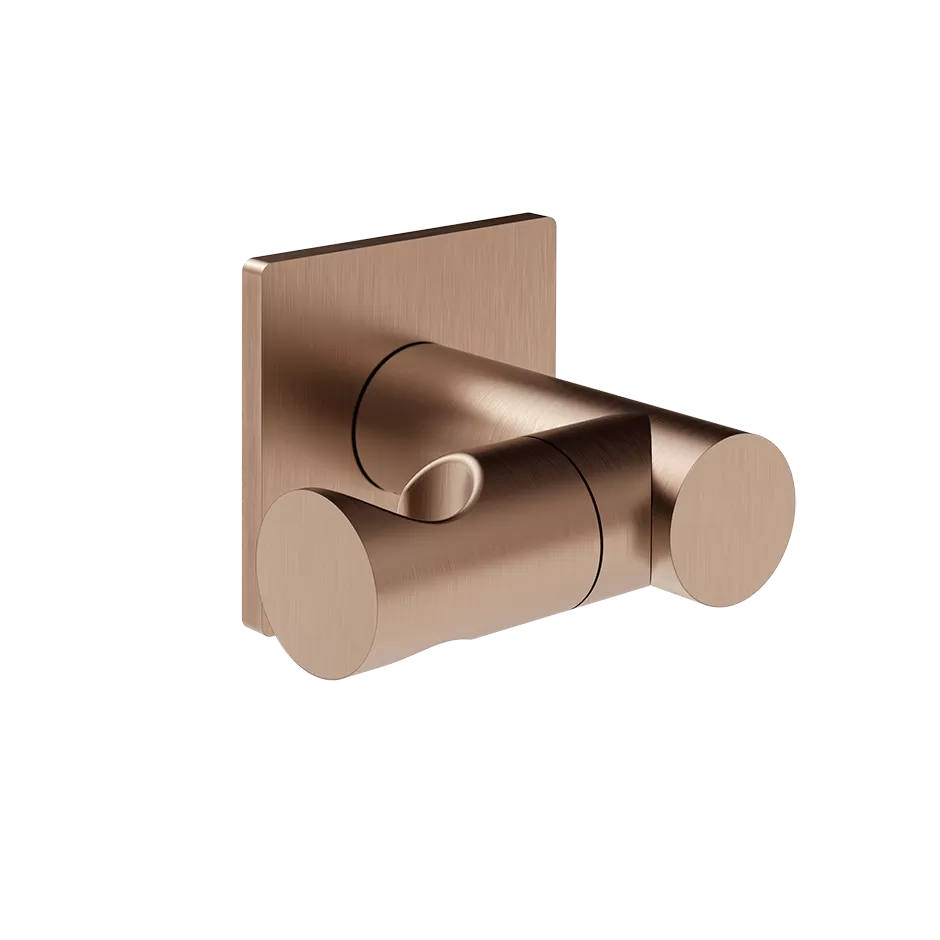 Держатель для лейки поворотный gessi inverso 708 copper brushed pvd
