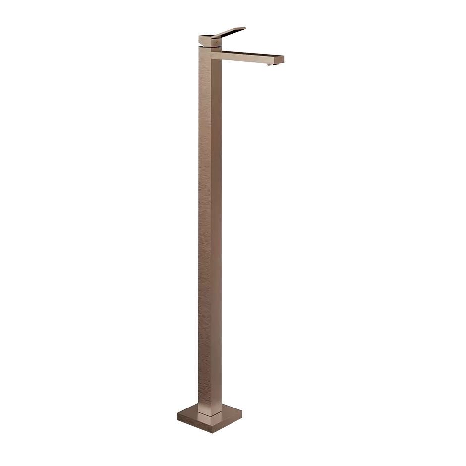 Смеситель для раковины напольный RETTANGOLO K 708 Copper Brushed PVD GESSI