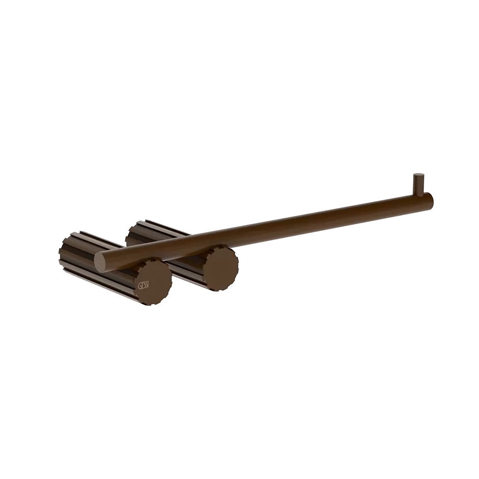 Настенный держатель для рулона бумаги. gessi incastri 845 dark bronze