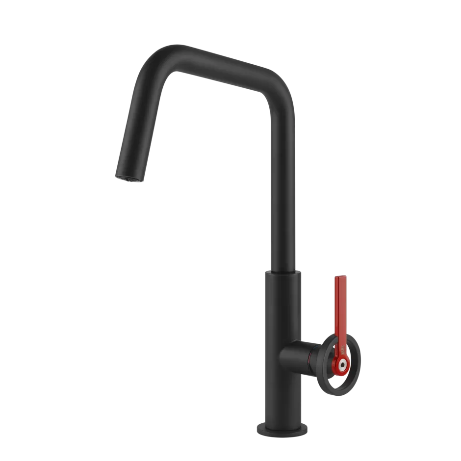 Смеситель для кухни стандартный излив OFFICINE GESSI 299 Black XL GESSI