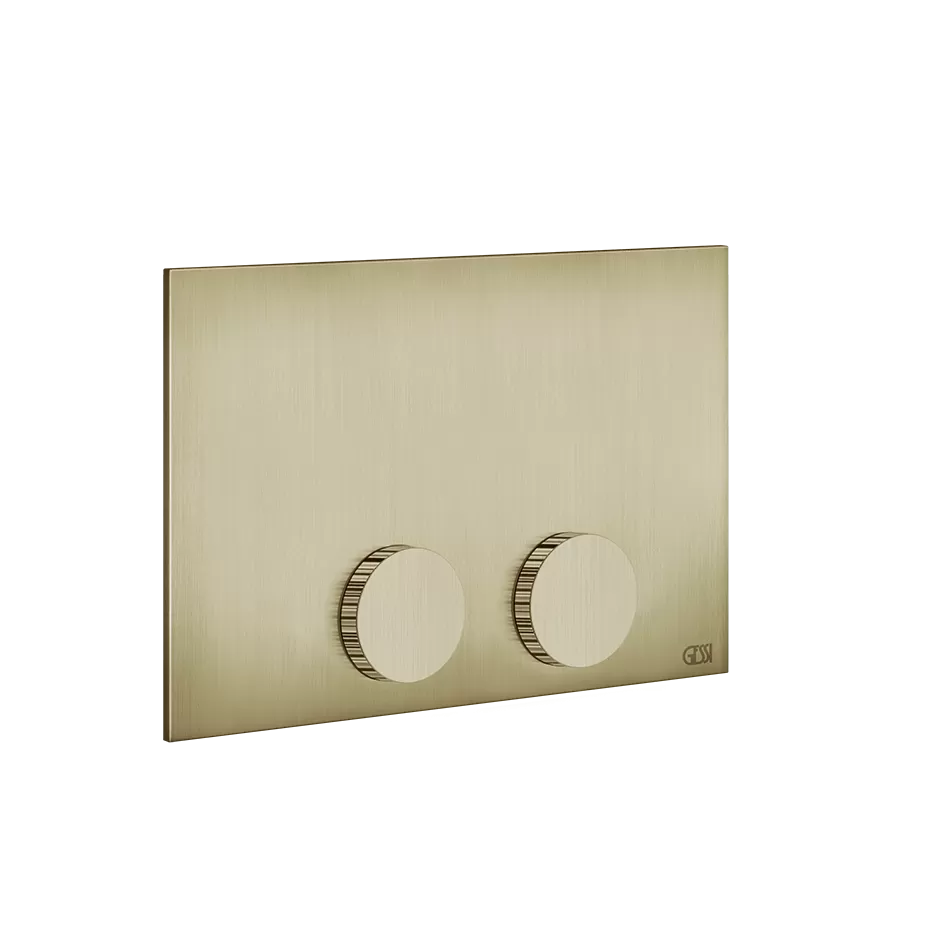 Кнопка смыва для инсталляции tece teceprofil / tecebox INGRANAGGIO 727 Brushed Brass PVD GESSI