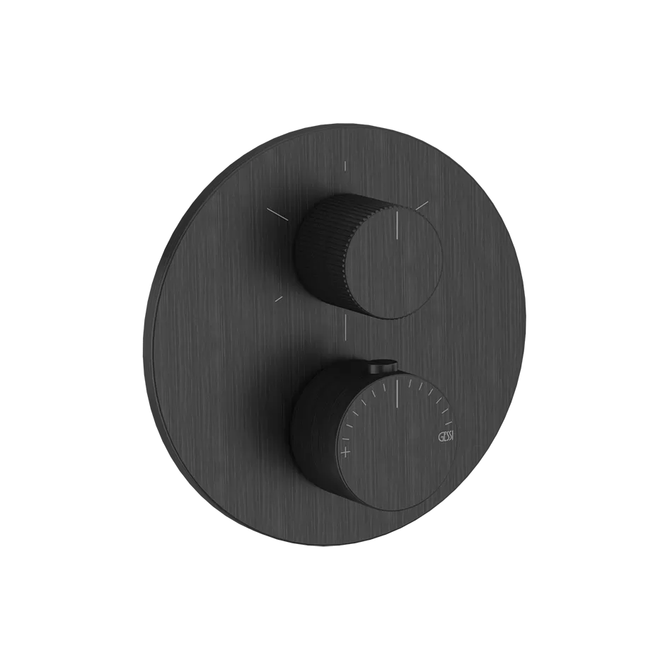 Внешняя часть термостатического смесителя на 3 выхода