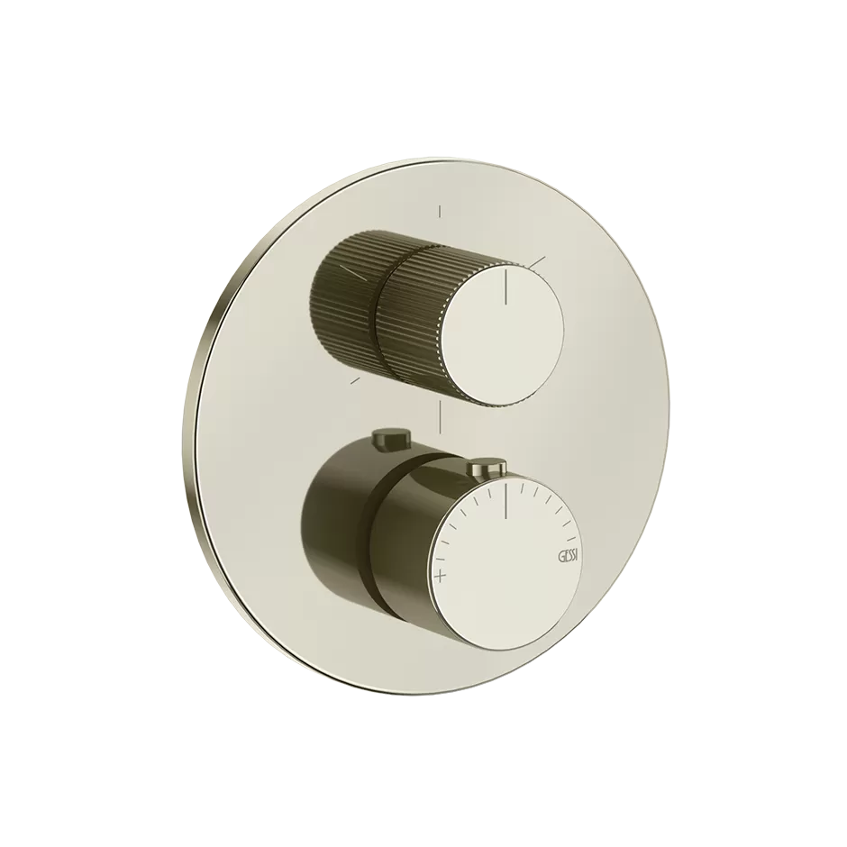 Внешняя часть термостатического смесителя на 3 выхода