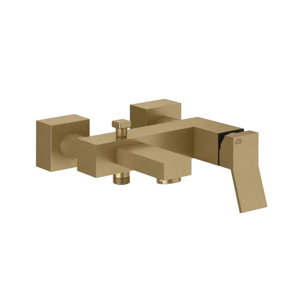 Смеситель для ванны настенный RETTANGOLO K 726 Warm Bronze Br. PVD GESSI