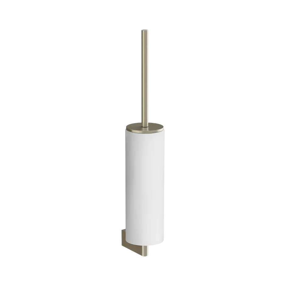 Ершик настенный белая колба ORIGINI 727 Brushed Brass PVD GESSI