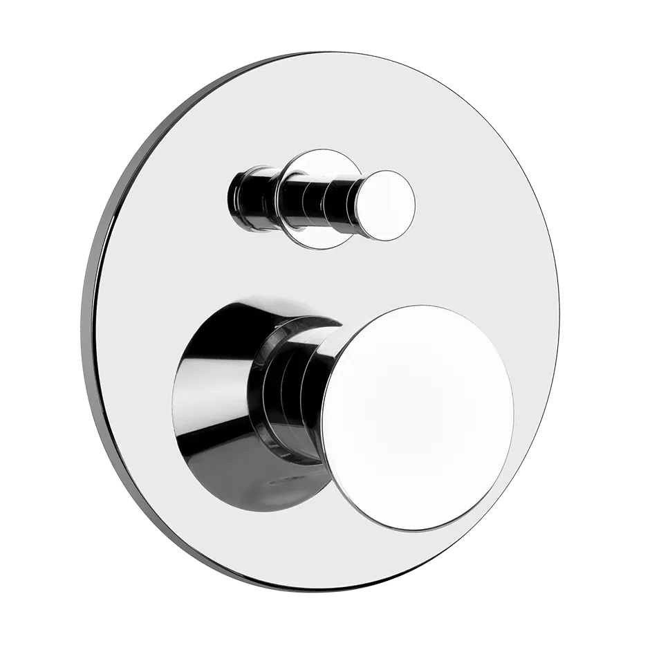 Смеситель для ванны/душа скрытого монтажа внешняя часть 2 потока CONO 726 Warm Bronze Br. PVD GESSI