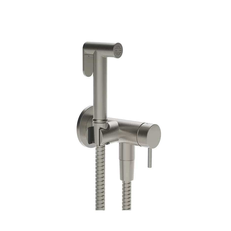 Гигиенический душ комплект со смесителем GESSI316 FLESSA 147 Chrome Brushed GESSI