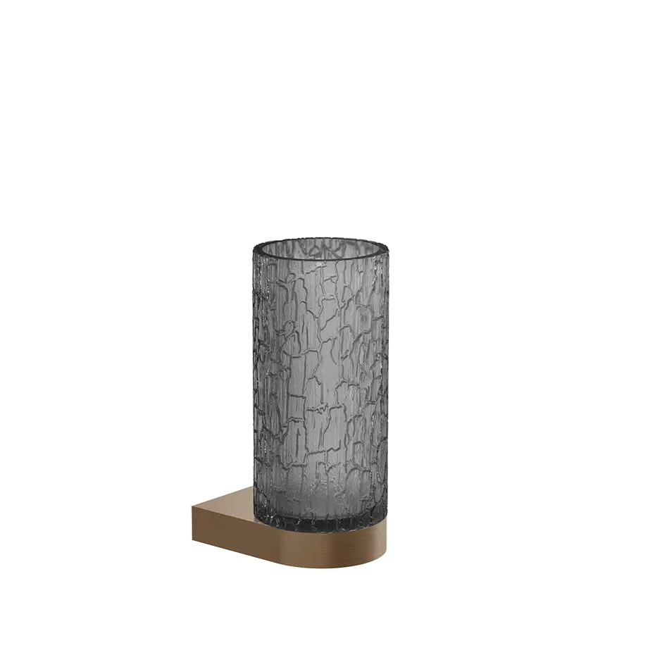 Стакан настенный gessi incastri 761 coffee bronze brushed pvd