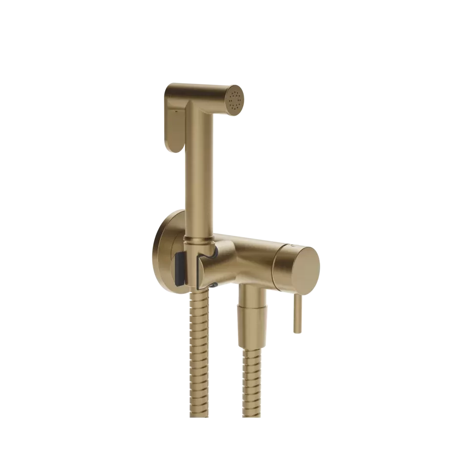 Гигиенический душ комплект со смесителем GESSI316 FLESSA 726 Warm Bronze Br. PVD GESSI