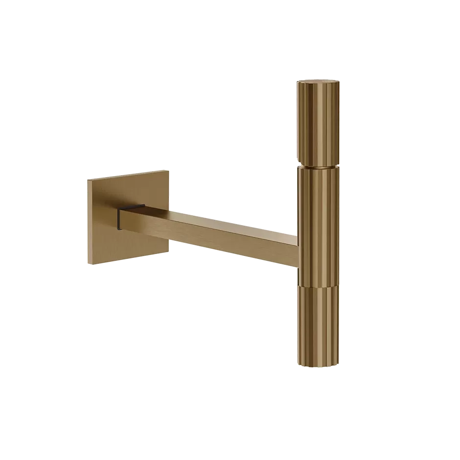 Смеситель для раковины настенный Sospeso GESSI INCASTRI 791 Deep Bronze Brushed Pvd
