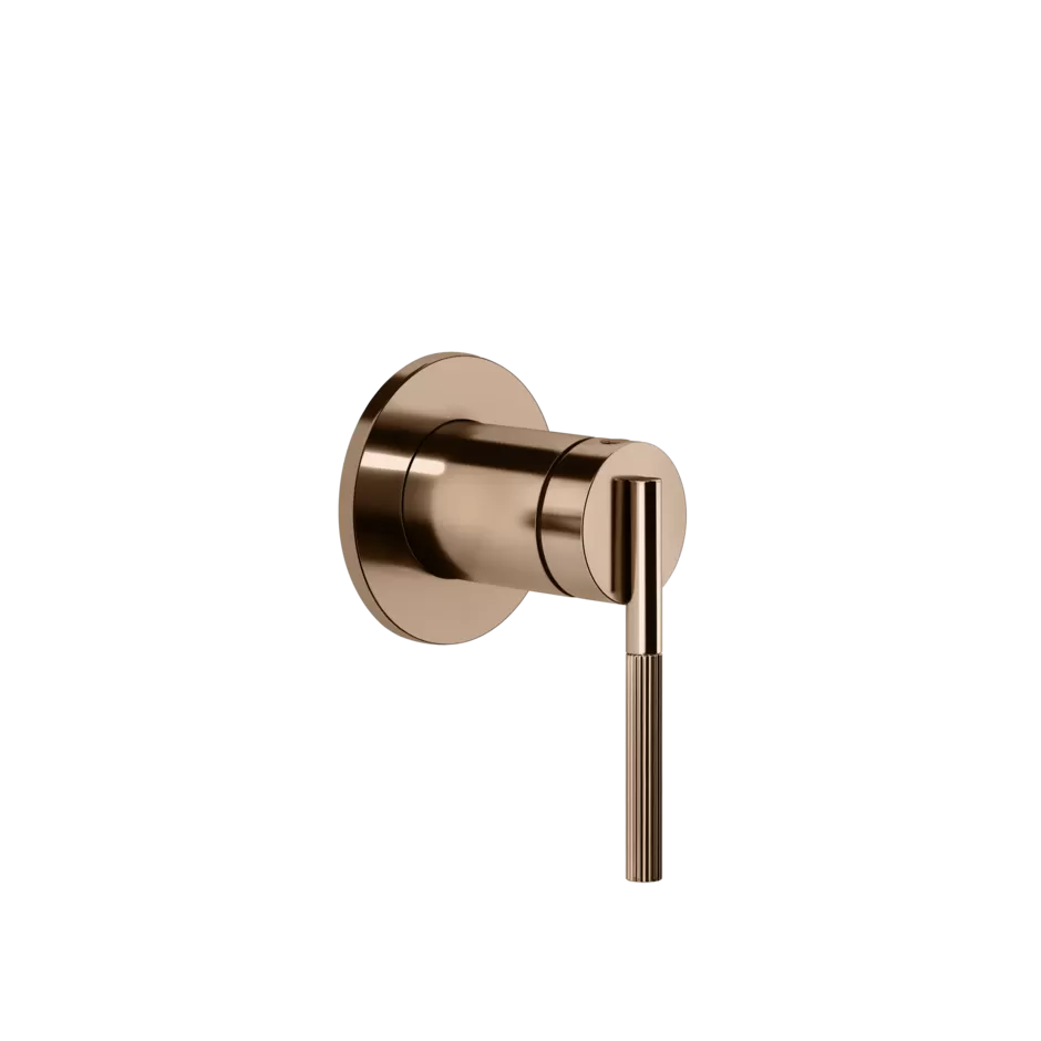 Смеситель для душа скрытого монтажа внешняя часть 1 поток INGRANAGGIO 030 Copper PVD GESSI