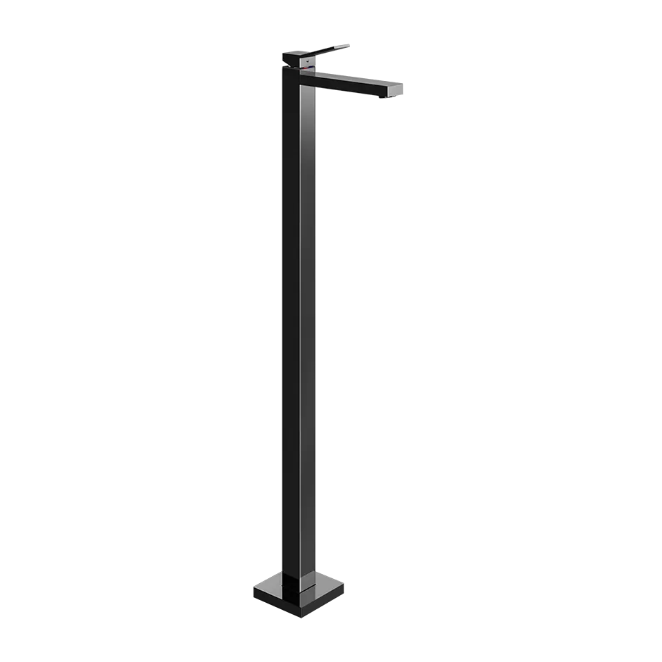 Смеситель для раковины напольный RETTANGOLO K 706 Black Metal PVD GESSI