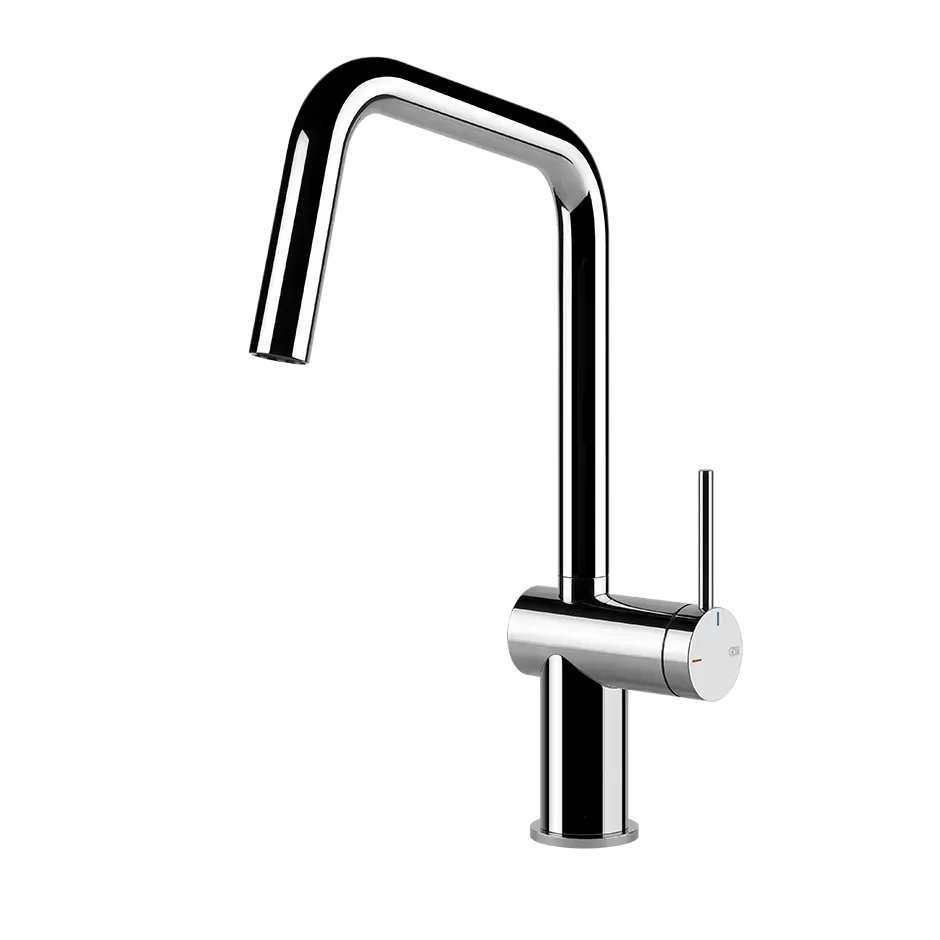 Смеситель для кухни стандартный излив INEDITO 125 Copper Brushed GHRC GESSI