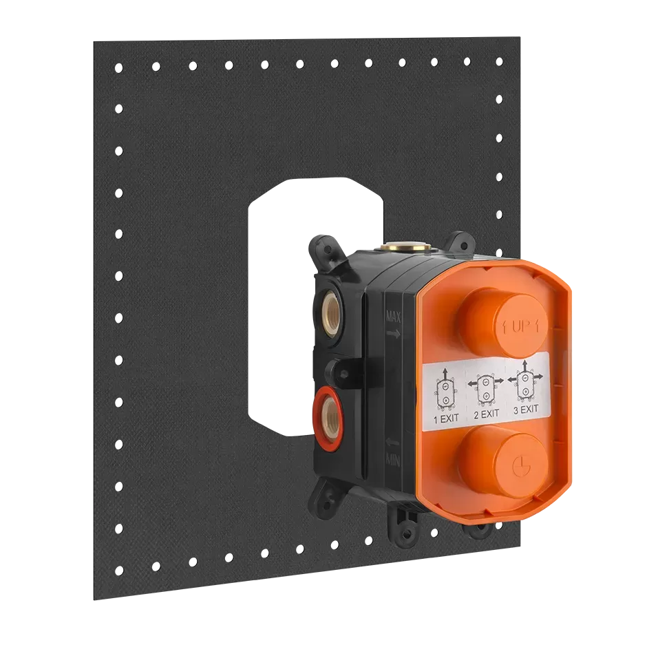 Встраиваемая часть для термостатического смесителя настенного для душа