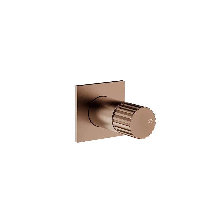 Смеситель скрытого монтажа на 1 поток GESSI INCASTRI 708 Copper Brushed PVD