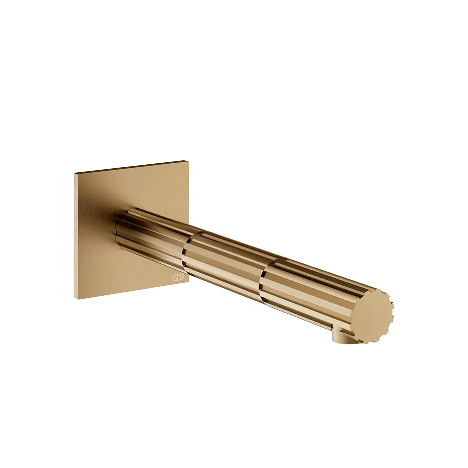 Излив настенный 180мм GESSI INCASTRI 726 Warm Bronze Brushed