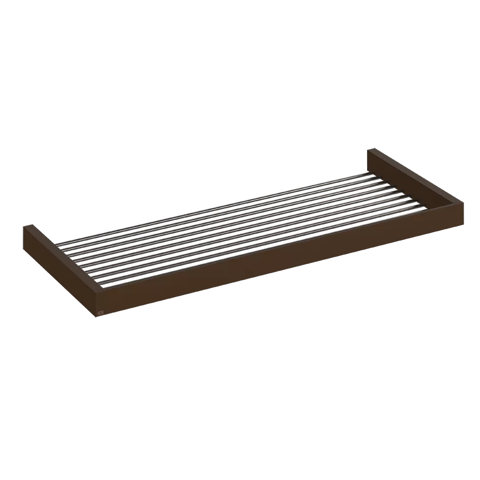 Полка 60 см gessi incastri 845 dark bronze
