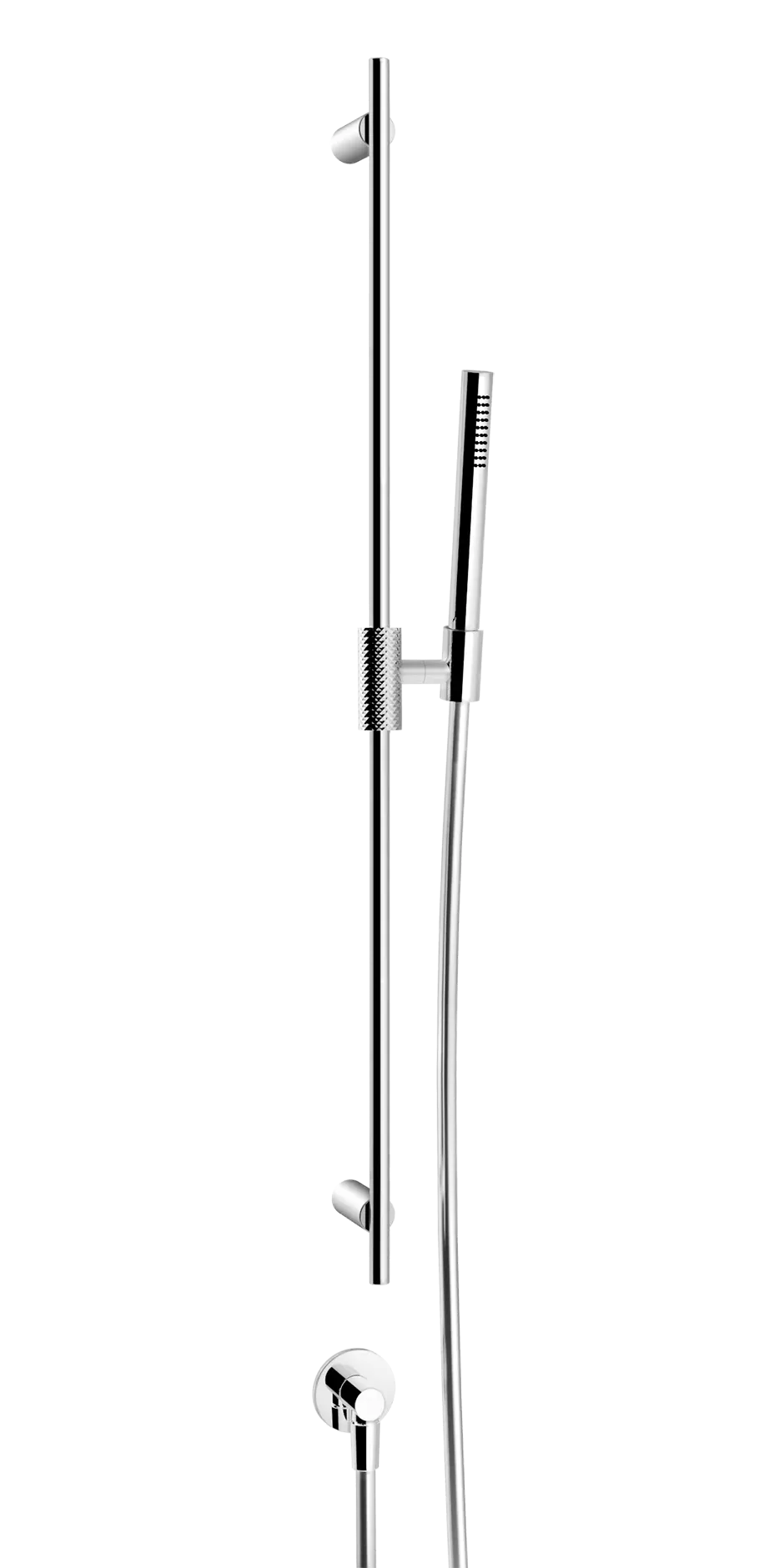 Штанга в комплекте с душевой лейкой, шланг 1,50 м и вывод воды