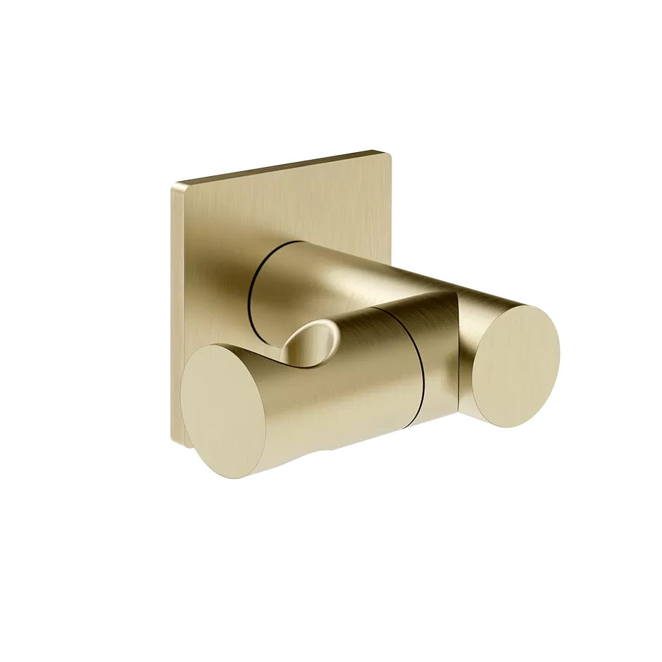 Держатель для лейки поворотный gessi inverso 727 brass brushed pvd