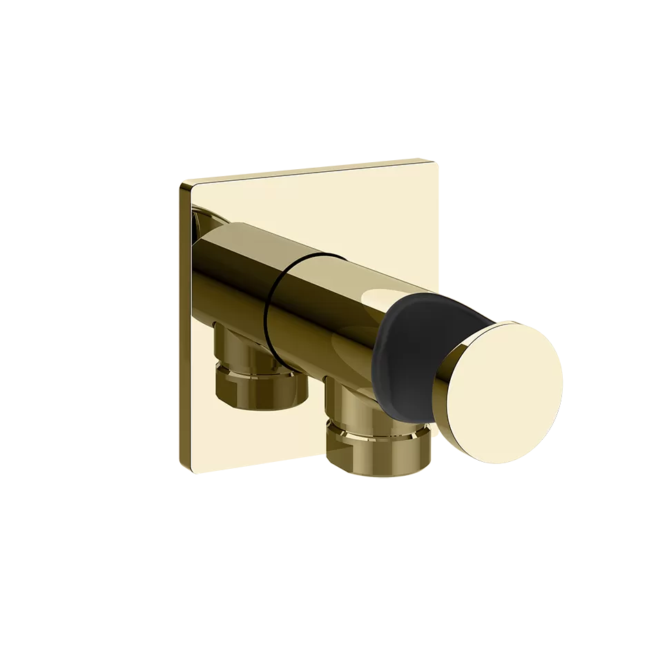 Подключение для душевого шланга с держателем INVERSO 710 Brass PVD GESSI