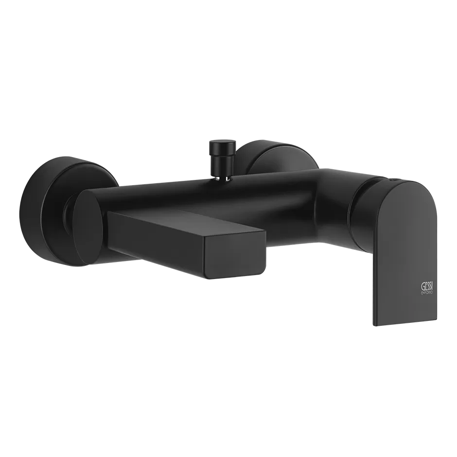 Смеситель для ванны настенный EMPORIO VIA MANZONI 299 Black XL GESSI
