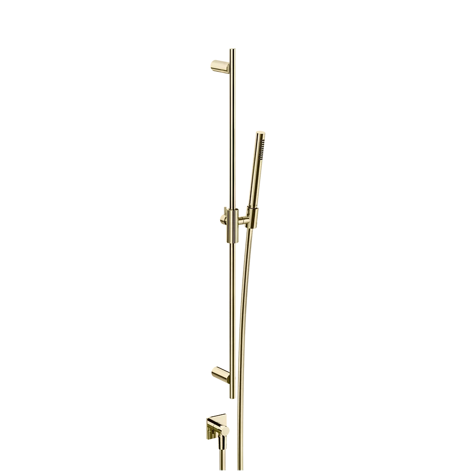 Душевой гарнитур со скрытым подключением шланг длиной 1,50 м. gessi incastri 710 brass pvd