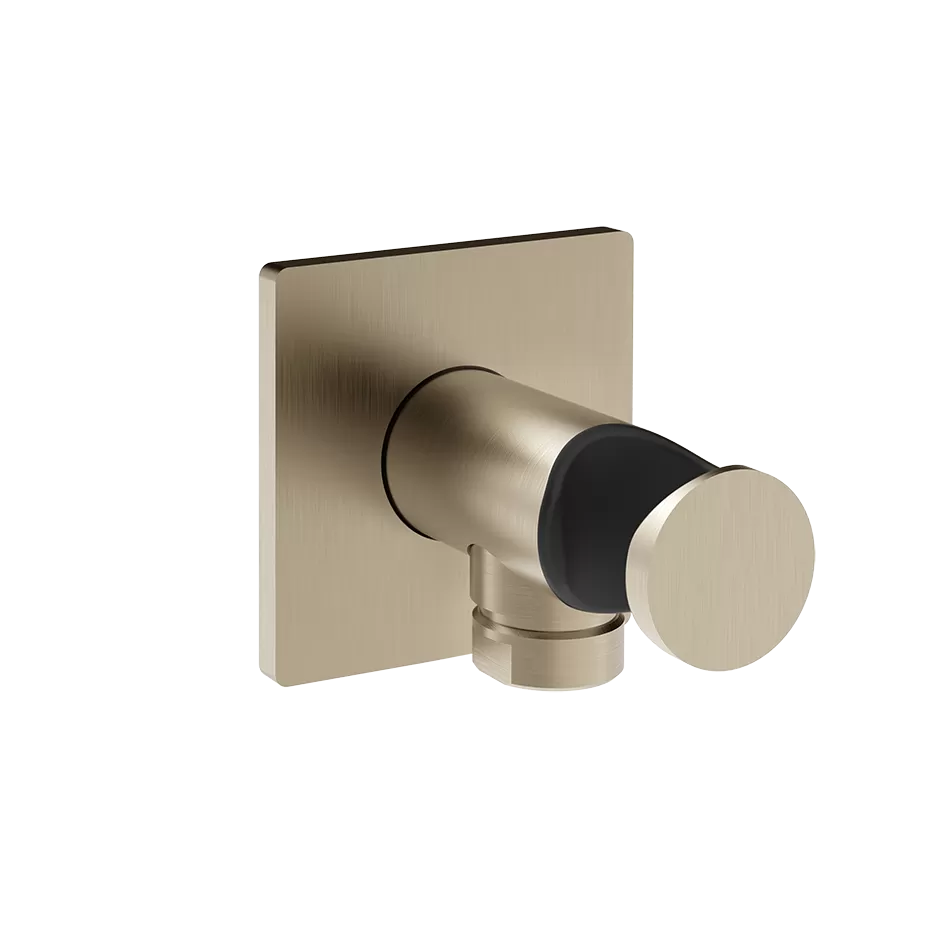 Подключение для душевого шланга с держателем INVERSO 149 Finox Brushed Nickel GESSI