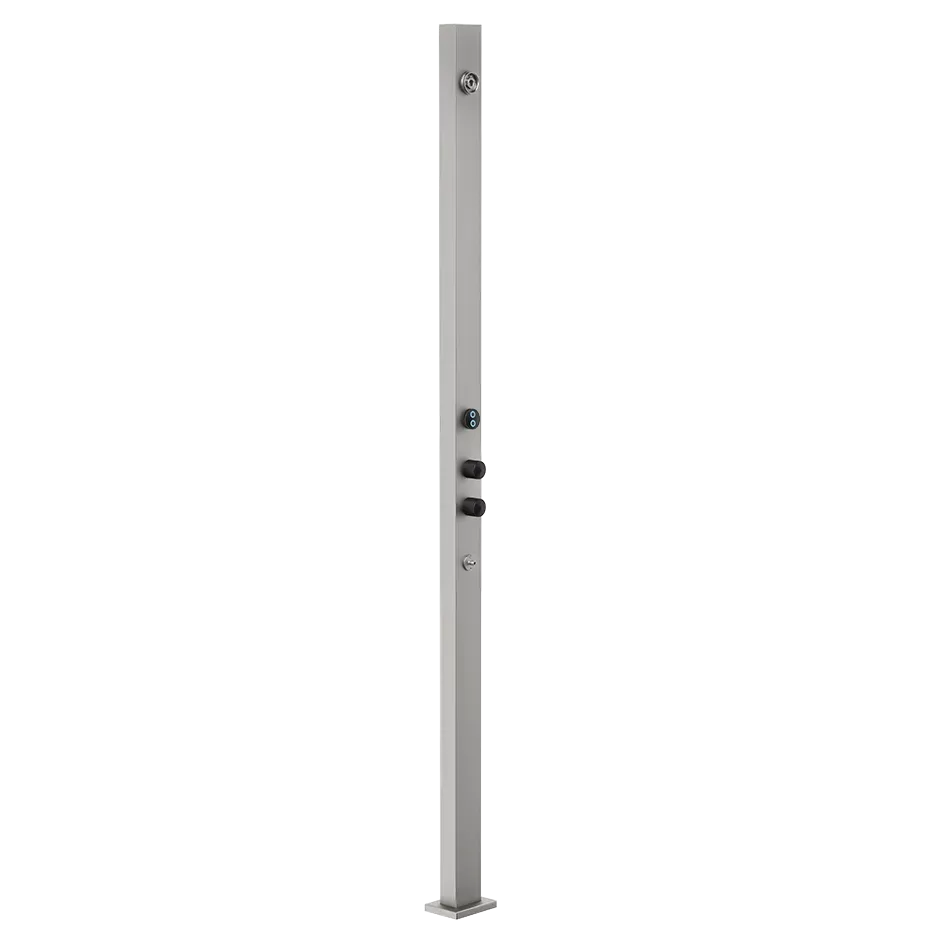 Внешние части для уличной душевой стойки с хромотерапией на 2 выхода. Доукомплектовать ручкой арт. 63213, 63222 и душевой головкой SPOTWATER L